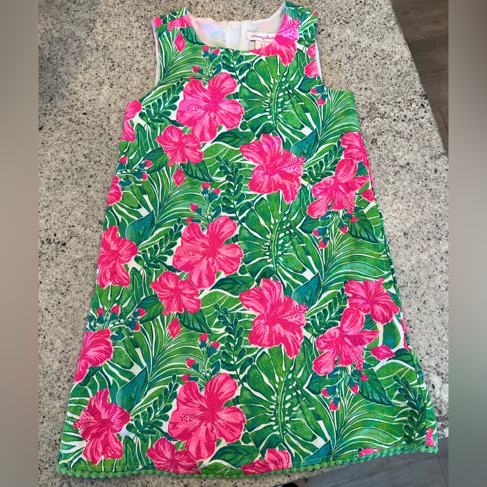 Tommy Bahama dress tropical floral girls size 6
